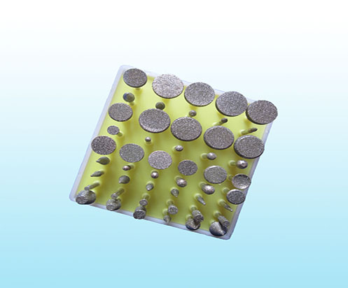 50PSC電鍍金剛石打磨頭 磨針50支/盒 玉石雕刻磨頭